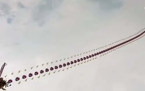 Lễ hội thả diều tại bờ biển Thái Lan