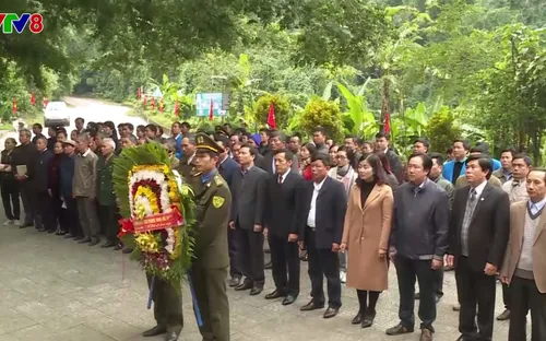 Lễ cầu siêu các anh hùng liệt sỹ hy sinh tại Hang Tám Cô