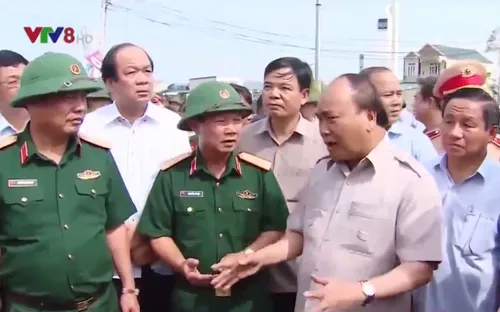 Thủ tướng chỉ đạo khắc phục bão tại Hà Tĩnh