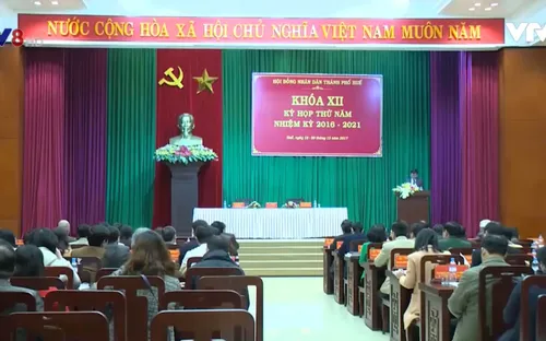 HĐND thành phố Huế khóa XII khai mạc kỳ họp thứ 5