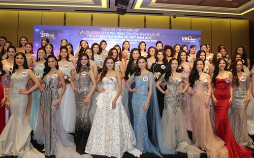Cuộc thi Hoa hậu Hoàn vũ Việt Nam 2017 diễn ra trong hơn một tháng