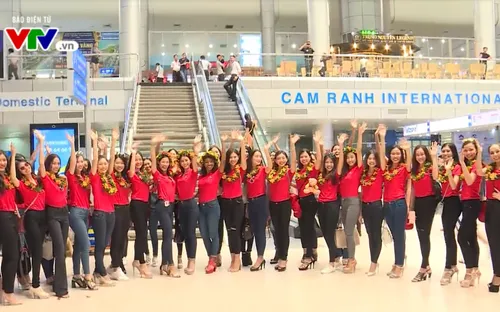 63 thí sinh Hoa hậu Hoàn Vũ đến Nha Trang bắt đầu vòng bán kết