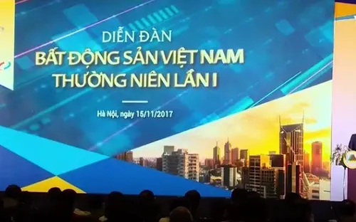 Khai mạc Diễn đàn bất động sản Việt Nam thường niên lần thứ nhất