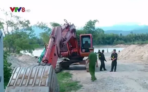 Khánh Hòa triệt phá nhiều điểm khai thác cát trái phép