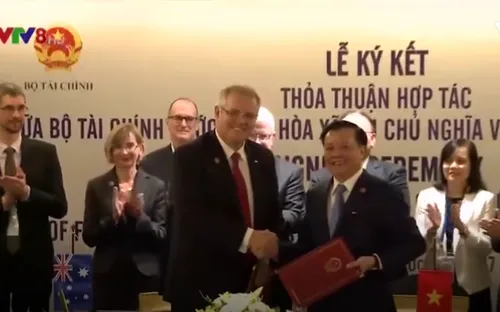 Bộ Tài chính Việt Nam và Bộ Ngân khố Australia ký bản ghi nhớ