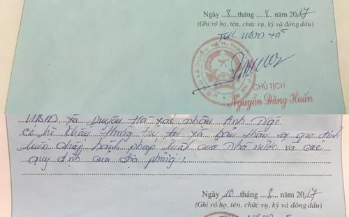 UBND cấp xã chỉ được xác nhận chữ ký sơ yếu lý lịch cho sinh viên