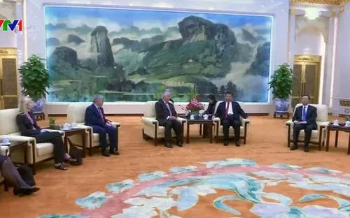 Ngoại trưởng Mỹ Tillerson gặp Chủ tịch Trung Quốc Tập Cận Bình