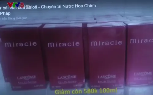 Đà Nẵng: Nước hoa "nhái" bán tràn lan với giá siêu rẻ