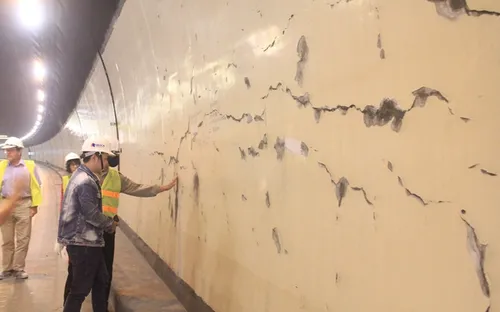 Bộ Giao thông Vận tải: Các vết nứt tại hầm Hải Vân 1 không ảnh hưởng đến vận hành