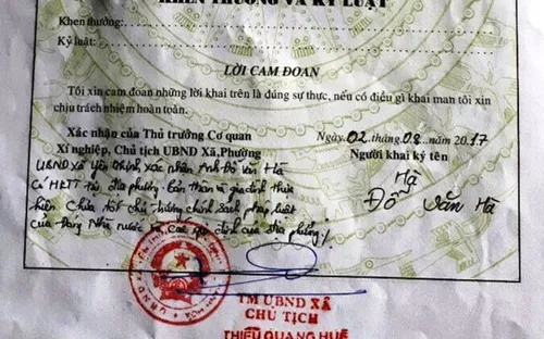 Thanh Hóa chấn chỉnh vụ "bút phê" trái luật