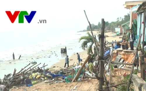 Bình Thuận thiệt hại nặng nề do gió mùa và ảnh hưởng bão số 15