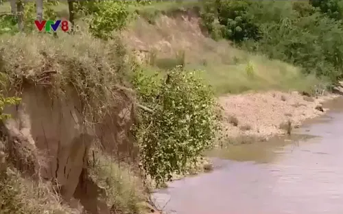 Ninh Thuận chậm đầu tư xây dựng kè chống sạt lở dọc các bờ sông