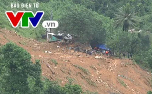 Quảng Nam: Tìm thấy thi thể 2 công nhân bị sạt lở núi vùi lấp