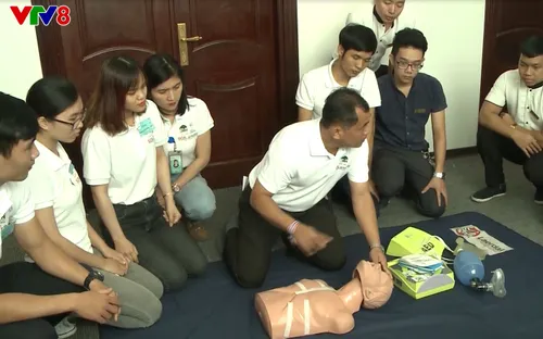 Tập huấn sơ cấp cứu phục vụ Tuần lễ cấp cao APEC tại Đà Nẵng