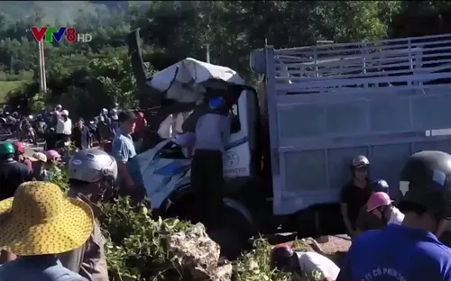 Lại xảy ra vụ tai nạn giao thông đường sắt ở Bình Định