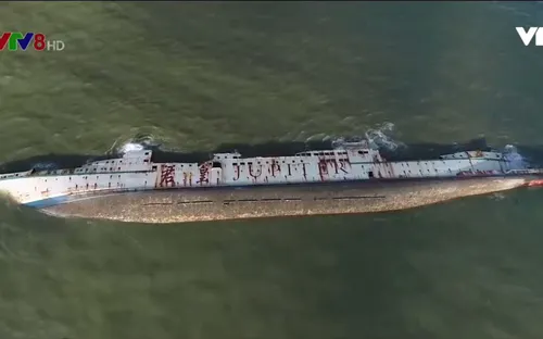 Bình Định đề nghị Bộ GTVT chỉ đạo đẩy nhanh trục vớt tàu chìm