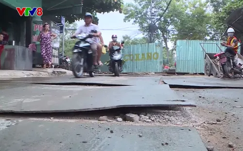 Bất cập thi công dự án cải thiện môi trường nước TP. Huế