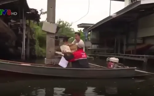 Nghề đưa thư đường thủy tại Thái Lan