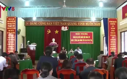 Trưởng Ban Dân vận Trung ương tiếp xúc cử tri tại huyện Di Linh, Lâm Đồng