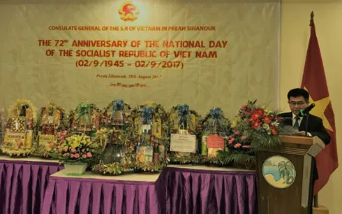 Tổng lãnh sự quán tại Sihanoukville kỷ niệm 72 năm ngày Quốc khánh