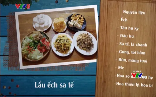 Ẩm thực hình chữ S- Lẩu ếch Sa tế