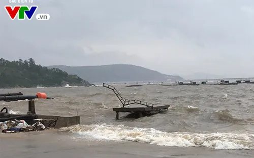 Vỡ cống tiêu nước tại Thanh Hóa