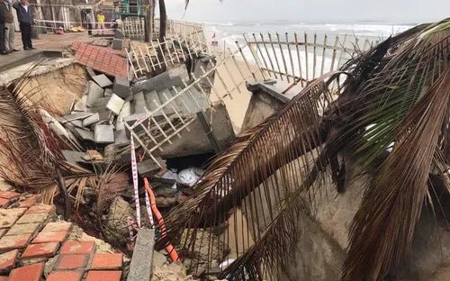 Sạt lở nghiêm trọng các bãi biển của TP. Đà Nẵng