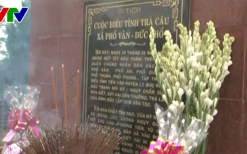 Quảng Ngãi: Dâng hương tưởng niệm nạn nhân bị thảm sát trong Tết Mậu Thân 1968