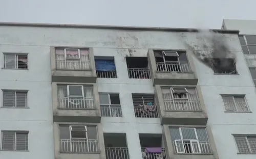 Cháy chung cư T25 khu vực Nại Hiên Đông, Đà Nẵng