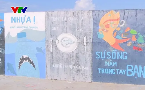 Vẽ tranh tuyên truyền bảo vệ môi trường biển