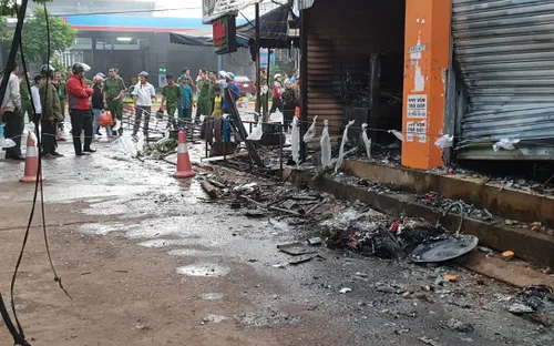 Đắk Lắk: Cháy cửa hàng hoa, ba người thương vong