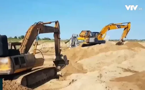 Kiểm tra khai thác cát trên sông Ba phát hiện nhiều sai phạm