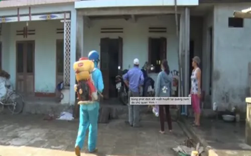 Quảng Nam bùng phát dịch sốt xuất huyết