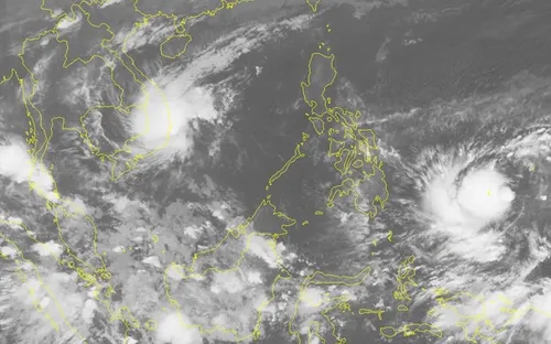 Bão số 8 đã suy yếu thành áp thấp nhiệt đới, mưa trên diện rộng
