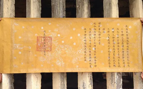 Phát hiện hai đạo sắc phong cổ thời Nguyễn tại Phú Yên