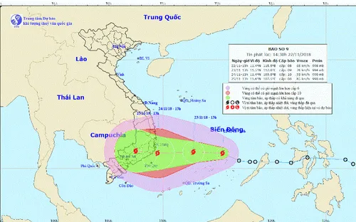 Công điện của Thủ tướng ứng phó với bão số 9 và mưa lũ