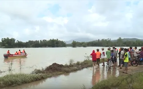 Đã tìm thấy 3 người mất tích do mưa lũ ở Bình Định