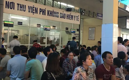 Thay đổi mức viện phí cho người không có thẻ BHYT từ 15/1/2019