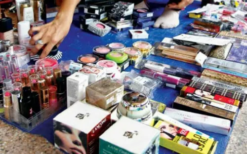 Hà Tĩnh: Tiêu hủy hàng trăm sản phẩm mỹ phẩm quá hạn sử dụng