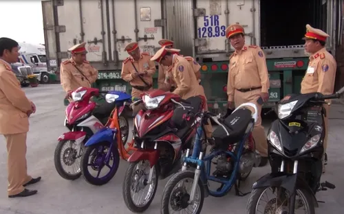 Công an Quảng Ngãi ngăn chặn vụ đua xe quy mô lớn