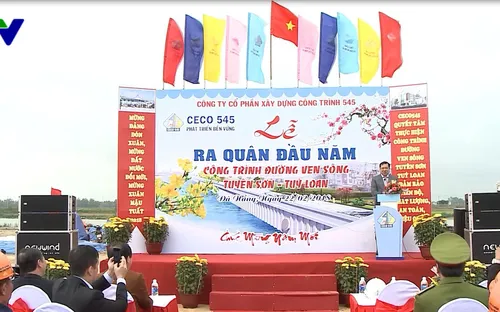 Lãnh đạo TP. Đà Nẵng kiểm tra và dự lễ ra quân các công trình trọng điểm