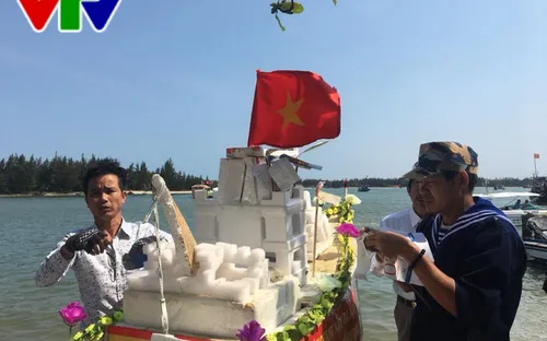 Cựu binh Trường Sa tưởng niệm các đồng đội hy sinh trong trận Gạc Ma