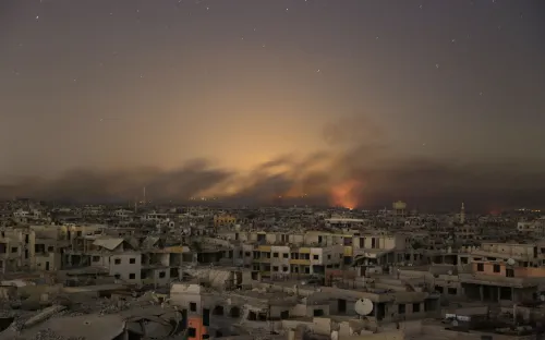 Quân đội Chính phủ Syria tiến vào khu vực Đông Ghouta