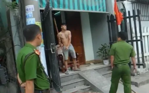 Quảng Ngãi: Khống chế đối tượng ngáo đá đưa Bệnh viện tâm thần điều trị