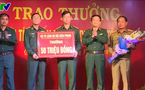 Bộ Tư lệnh Bộ đội Biên phòng khen thưởng chiến công phá án ma túy