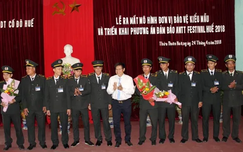 Thừa Thiên Huế thành lập mô hình đơn vị bảo vệ kiểu mẫu phục vụ Festival Huế