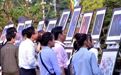 Đà Nẵng: Khai mạc triển lãm mỹ thuật "Kết nối Hải Vân Quan"