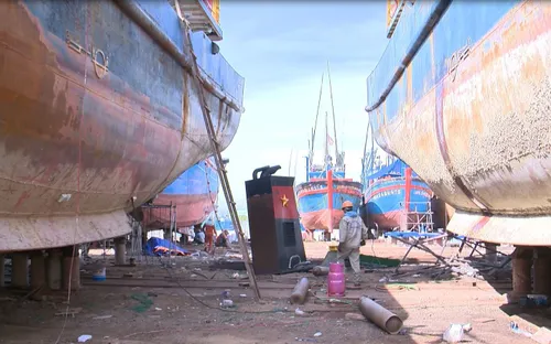Vẫn chưa thống nhất đền bù tàu vỏ sắt bị hư hỏng tại Bình Định