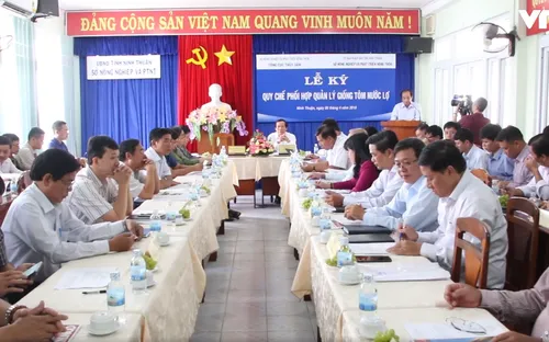 Ký kết quy chế phối hợp quản lý giống tôm nước lợ, giảm rủi ro cho nghề nuôi tôm