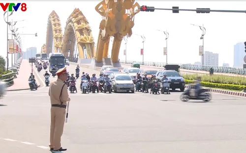Đà Nẵng: Tăng cường lực lượng đảm bảo an toàn giao thông dịp lễ